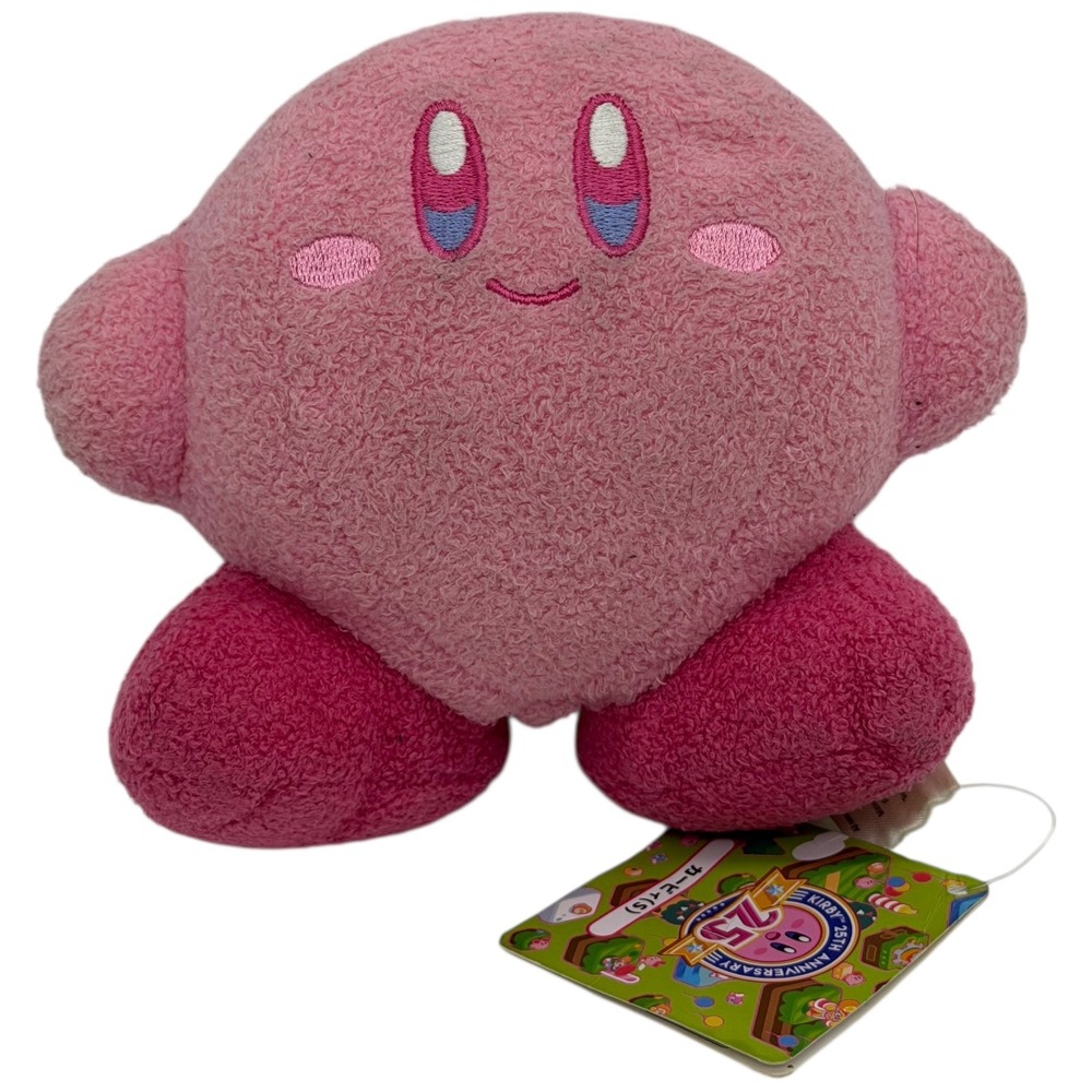 Kirby 25th‎ Anniversary Plush Stuffed Animal Pink Nintendo Gaming Character